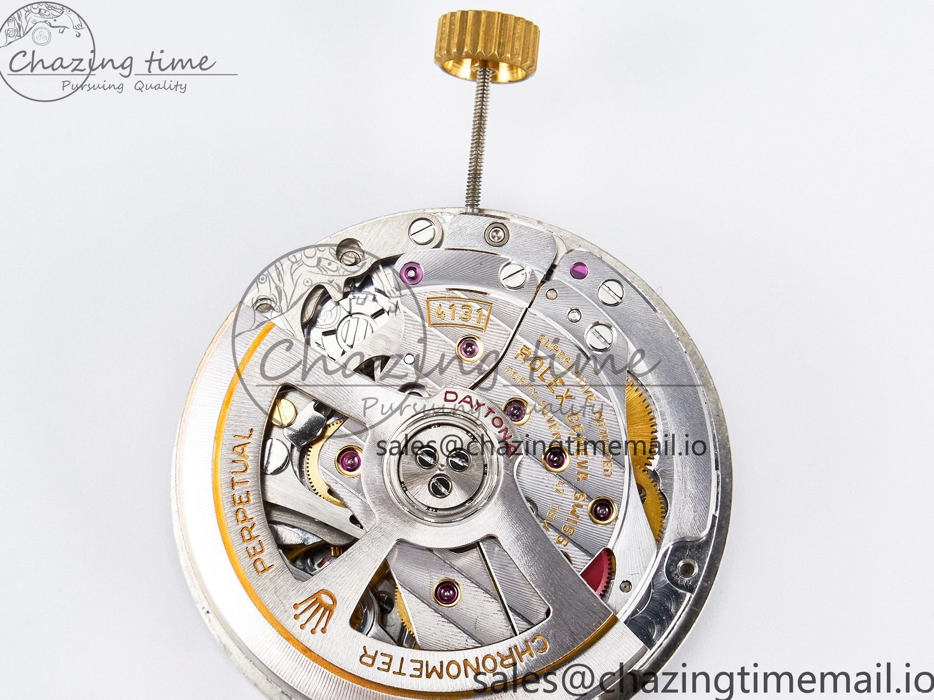MiroTime 0401 Custom Modded Daytona DD4131 Super Clone 28800 VPH Automatic Movement (Silver Color) HighQuality 919